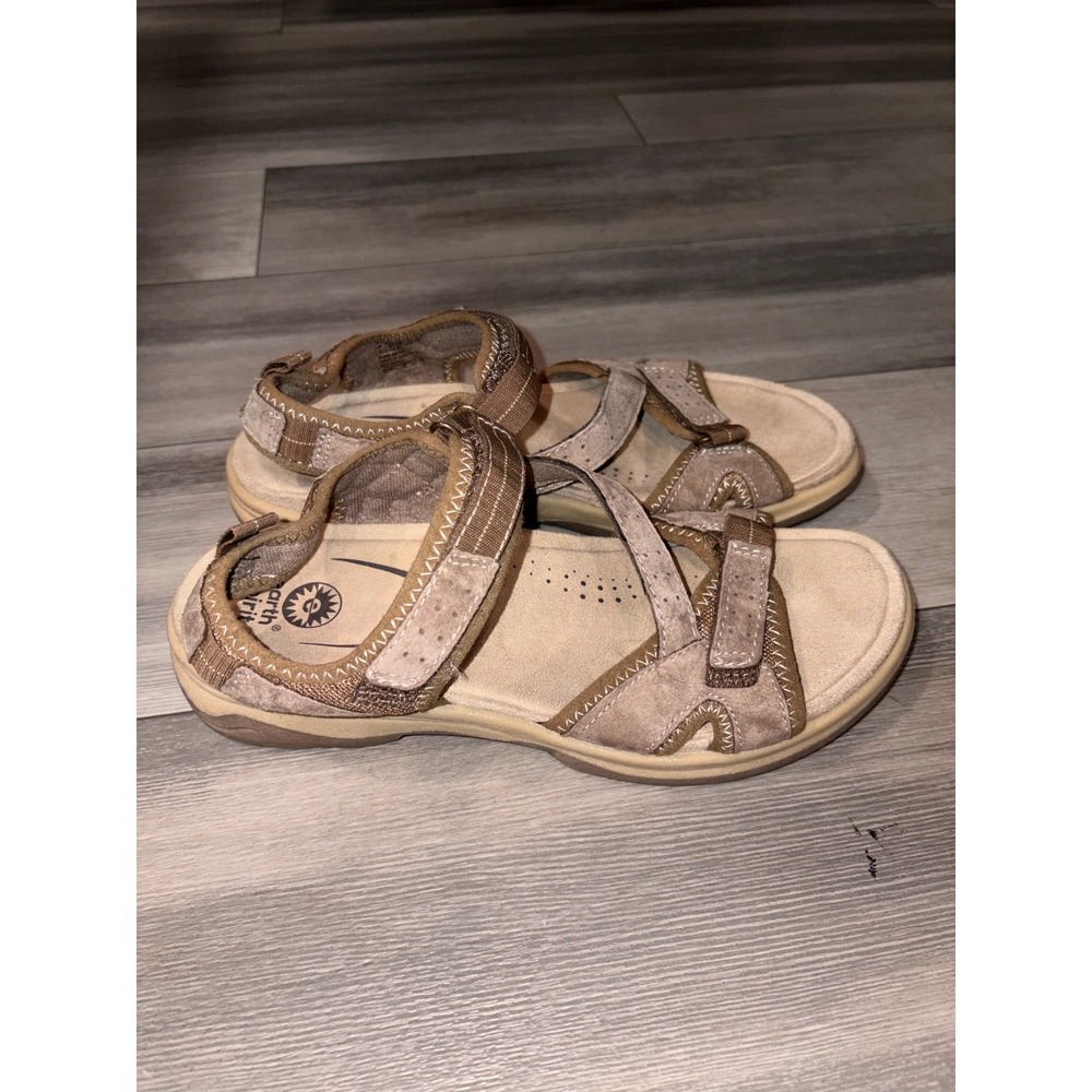 Earth Spirit Womens Brown Strappy Comfort Outdoor Sandals Size 8 - Picture 3 of 4